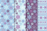 Winter papers pack, a Pattern Graphic by CLIPART GARDEN (Thumbnail 3 of 5)