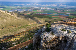 A panorama from Mount Gilboa Israel, a Nature Photo by Imaginarium