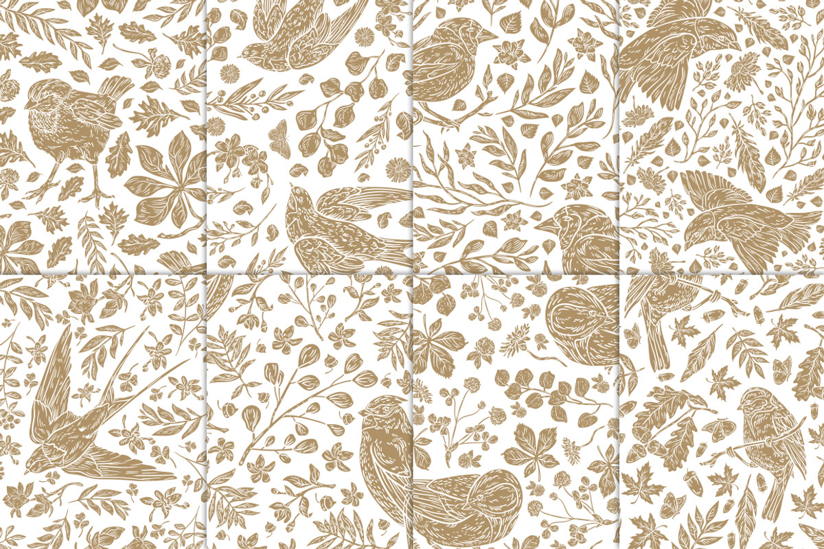 Small Urban Birds patterns, a Pattern Graphic by Piñata (Photo 13 of 13)