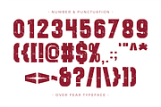 Over Fear - Condensed Sans Serif, a Sans Serif Font by Pian45 Studio (Thumbnail 6 of 6)