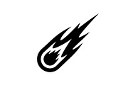 Fire Meteor Comet Silhouette Bundle, an Illustration by Designs_River (Thumbnail 40 of 51)