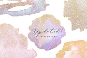 Gold Touched Watercolor Shapes, an Object Graphic by OM Creativ (Thumbnail 6 of 6)