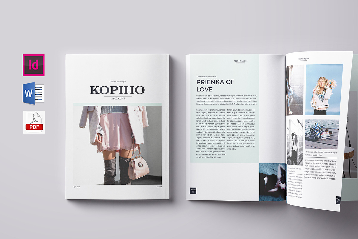 KOPIHO/ Magazine Template, a Magazine Template by obidullah_01 (Photo 1 of 14)