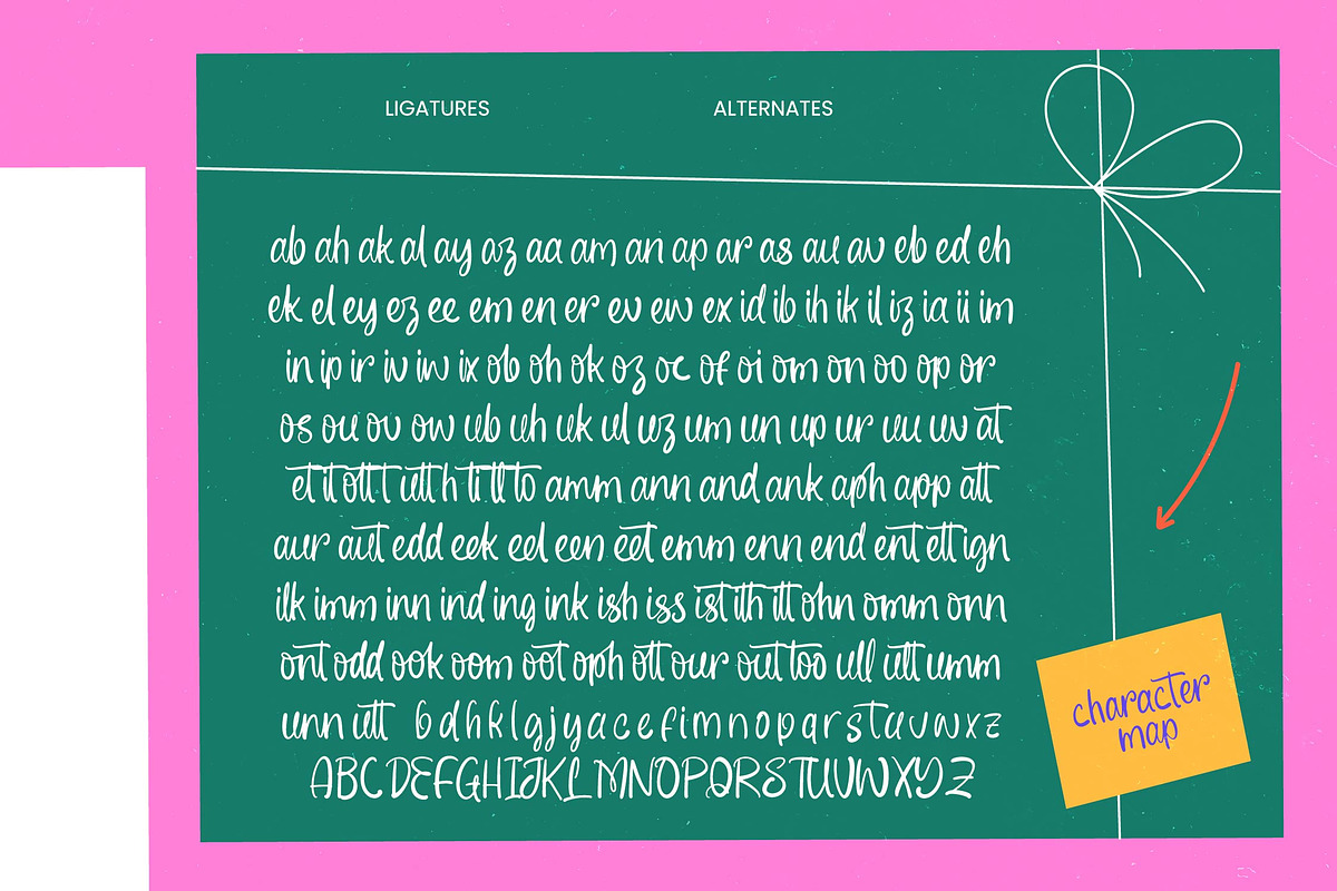 Simple Reminder Sticky Notes Quotes, a Script Font by Letterena Studios Script (Photo 9 of 10)