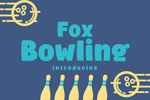 Fox Bowling Fonts