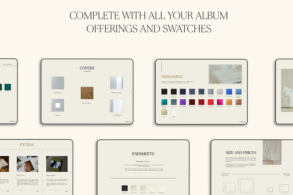 Stylish | Album Guide PDF, a Templates & Theme by Studio Leelou (Photo 4 of 10)