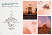 Abstract linear ethnic Boho Clipart, an Object Graphic by Tatyana_Zenartist (Thumbnail 10 of 11)