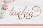Tashia, a Script Font by PutraCetol Studio (Thumbnail 1 of 16)