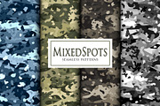 Mixed camouflage uniform patterns, a Pattern Graphic by ArchonDigitalShop (Thumbnail 5 of 10)