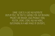 Shake Glike Font, a Sans Serif Font by QR Design Studio (Thumbnail 4 of 6)