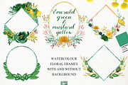 Emerald green & mustard yellow, an Illustration by LABFcreations (Thumbnail 2 of 10)