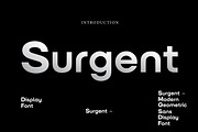 Surgent, a Sans Serif Font by Wow Magic (Thumbnail 1 of 3)