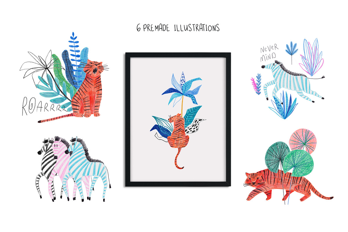 Kids Love Funny Animals. Part 2., an Animal Illustration by Annakniaz (Photo 11 of 12)