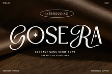 Gosera - Elegant Sans Serif