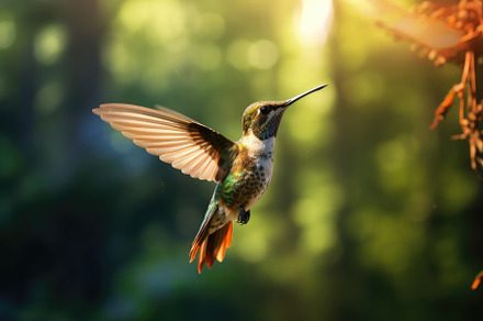 Ruby-throated Hummingbird archilochu, a Photo by Iftikhar Alam