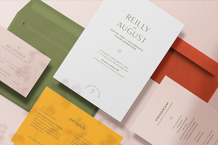 The Bohemians Wedding Suite, an Invitation Template by Heart to Heart Paper Co