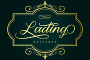Meighan Script, a Script Font by Lettersams (Thumbnail 8 of 9)