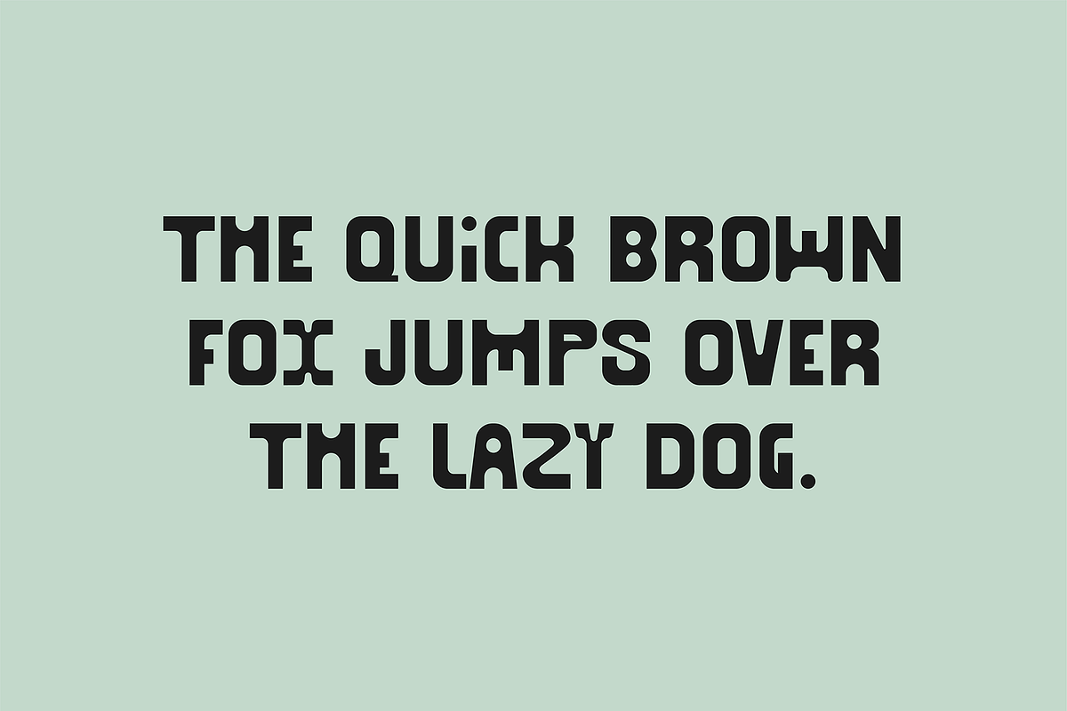 Quarter Slot Display Font, a Sans Serif Font by Pink Tiger Creative (Photo 3 of 9)