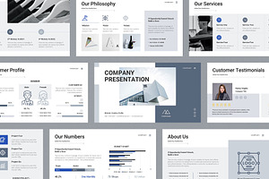 Company Profile Presentation CANVA