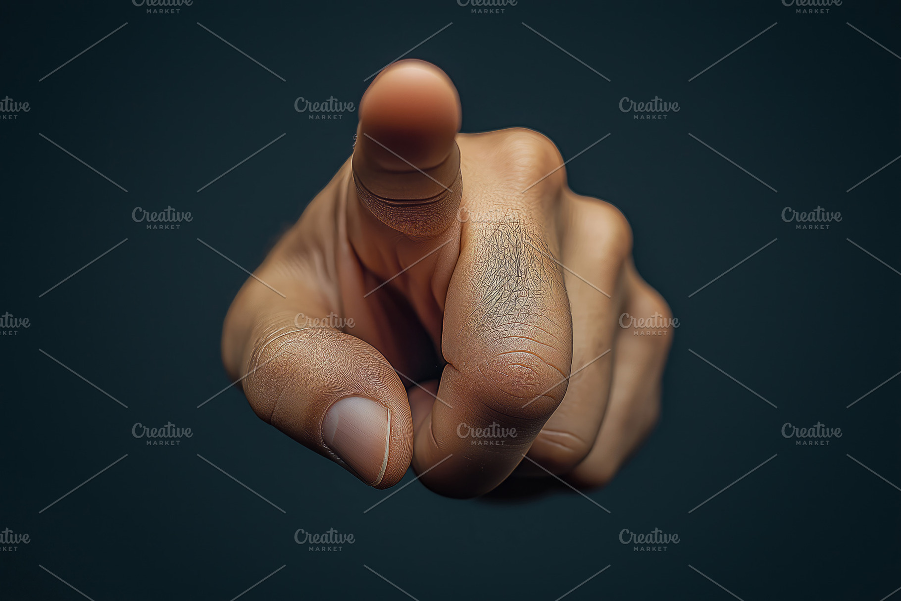 A close-up of a male hand pointing directly at the viewer, conveying a sense of, a Background Photo by ImageMir