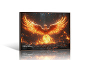 Standing Floater Frame Mockup R-4x3, a Merchandise Mockup by Mockups by Carlos Viloria (Thumbnail 3 of 6)