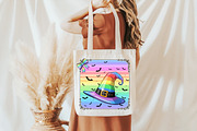 Halloween Iridescent Ghost PNG Bundl, an Illustration by Libby Wishes (Thumbnail 8 of 10)