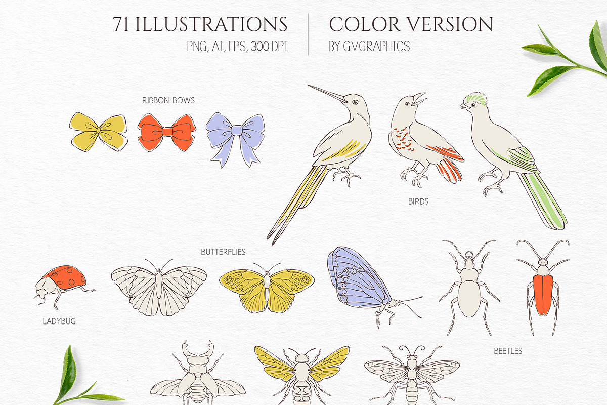 Lush Vol. 1 Collection, a Seasonal Illustration by GVGraphics (Photo 2 of 21)