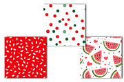 Watermelon Digital Paper, an Illustration by OK Design (Thumbnail 2 of 4)