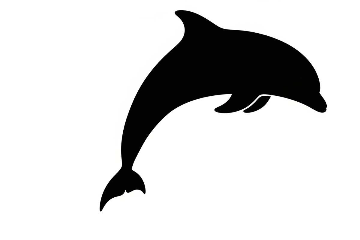 dolphin jumping silhouettes, an Illustration by Amazin_art (Photo 19 of 31)