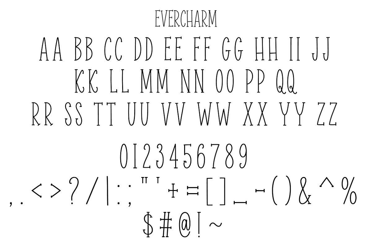 Forever Evercharm Font, a Handwritten Font by Meow Creation (Photo 3 of 14)