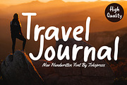 Travel Journal - Handwriting Font, a Sans Serif Font by TokoPress (Thumbnail 1 of 10)