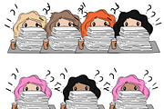 I Love My Job Cute Dolls, a Person Illustration by GlamArtZhanna (Thumbnail 4 of 4)
