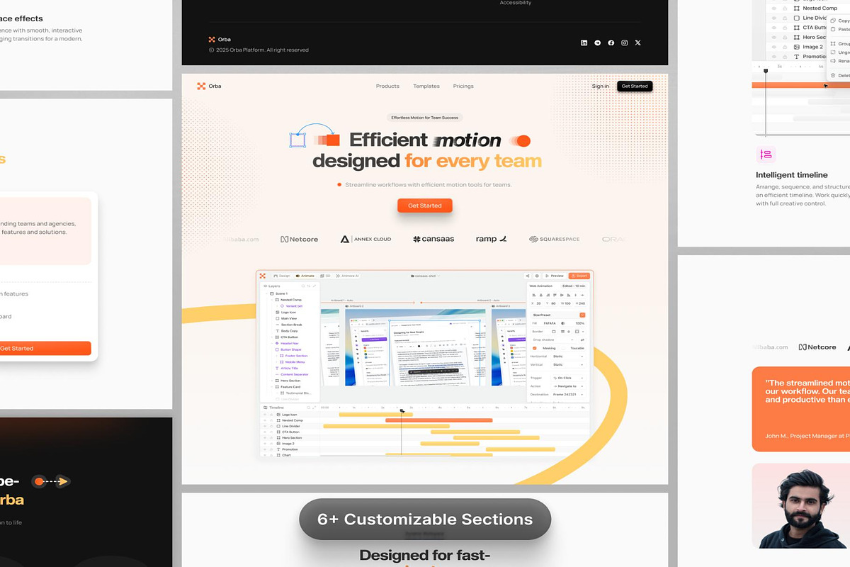Multiconcept Landing Page #3 UI KIT, an UI Kit Template by Creative Perspective (Photo 3 of 8)