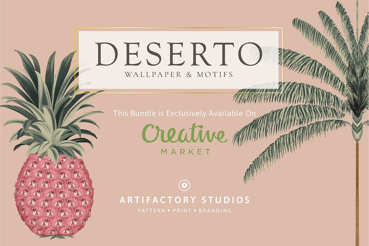 DESERTO Wallpaper & Motifs, a Pattern Graphic by Artifactory Studios (Photo 8 of 8)
