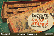 Printing Block 95 - 90's Stamp Font, a Serif Font by Remedy667 (Thumbnail 2 of 8)