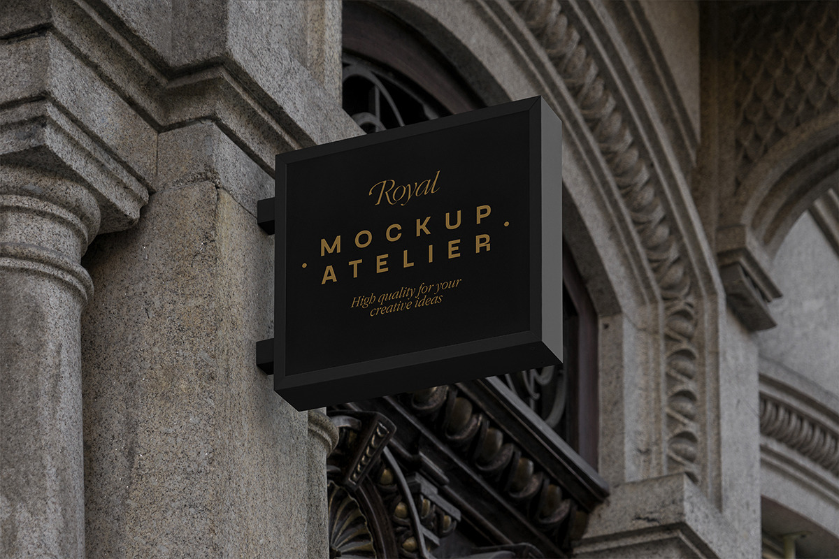 Outdoor signage mockup, a Product Mockup by eezo (Photo 2 of 3)