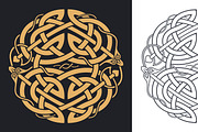 Celtic traditional knot. Snakes., an Object Graphic by RevelStockart (Thumbnail 3 of 4)