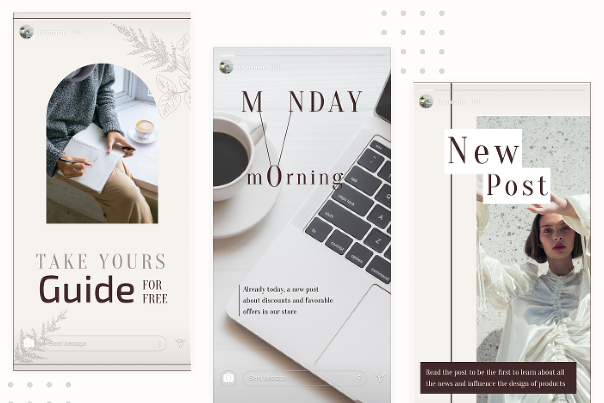 50 Canva templates (stories & feed), a Social Media Template by KaluginaWEB (Photo 13 of 13)