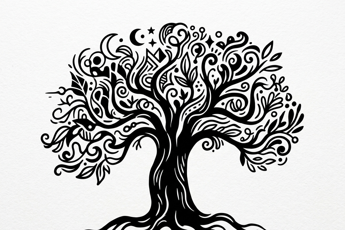 Elegant dream tree silhouette design, a Healthcare Illustration by Amazin_art (Photo 5 of 49)