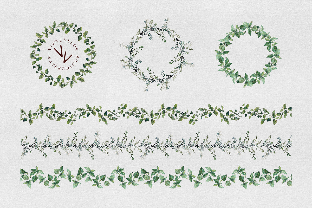 3 herbs in flowerpots watercolour, an Illustration by vivo e verde (Photo 6 of 11)
