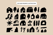 CUTOUT HOUSES | AI, PNG, EPS, SVG, an Object Illustration by Favete Art (Thumbnail 2 of 16)