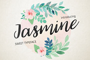 Jasmine handwriting font, a Handwritten Font by BilberryCreates (Thumbnail 1 of 5)