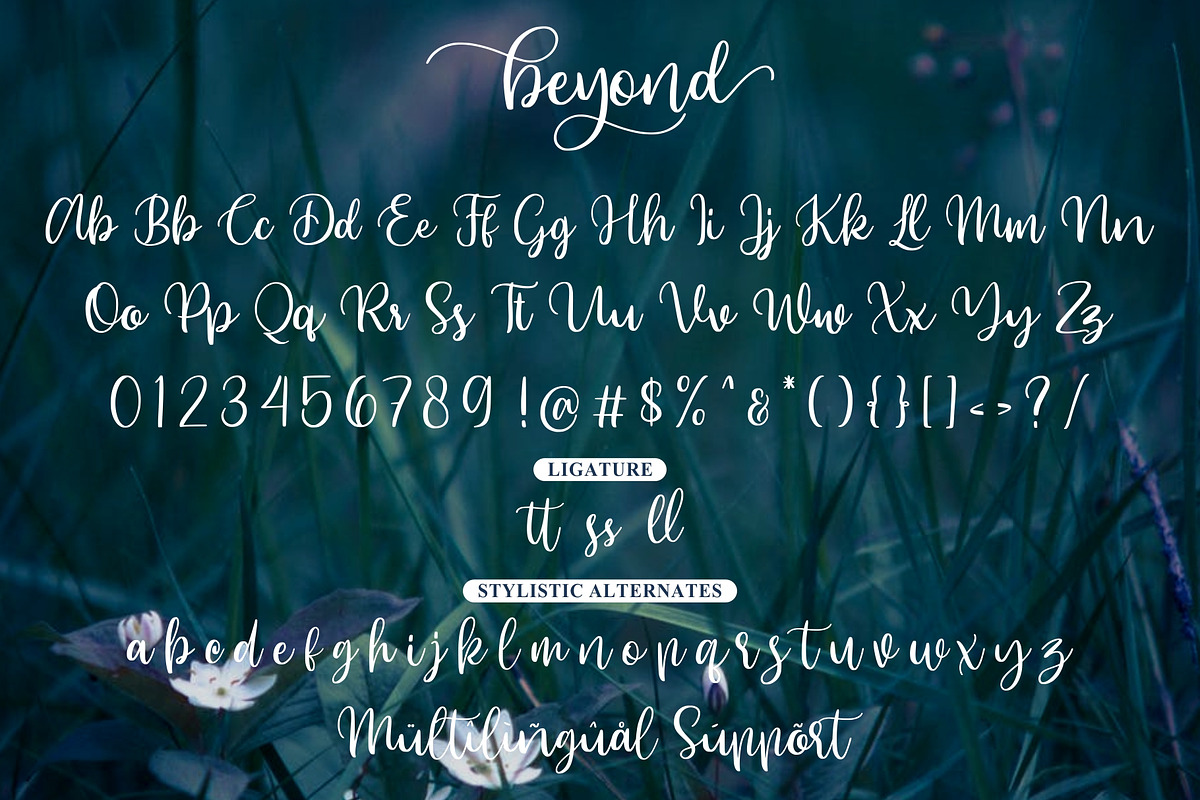 Beyond - Beauty Font preview 7
