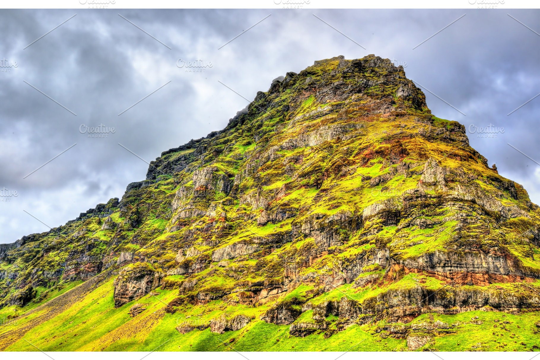 Mountains in south iceland stock photo containing iceland and landscape, a Nature Photo by Leonid Andronov