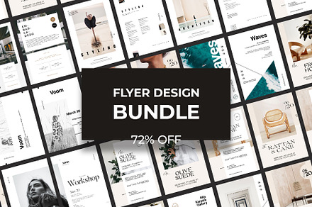 Flyer Template Bundle, a Flyer Template by Moscovita Studio