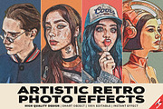 Artistic Retro Photo Effects, an Action Add-On by Amorjesu.com (Thumbnail 1 of 36)