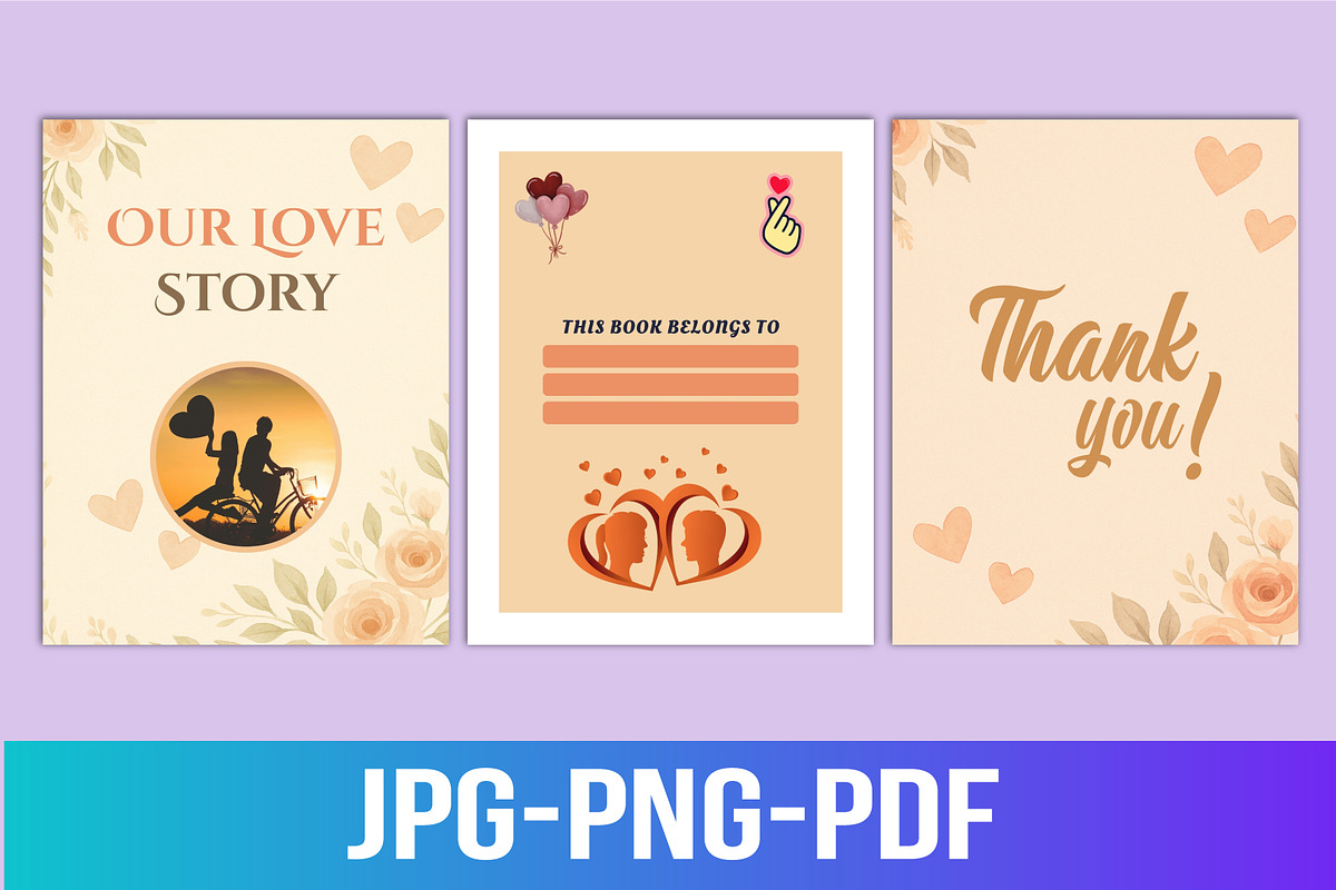 Our Love Story A Couples’ Memory, a Stationery Template by Designmela01 (Photo 5 of 5)