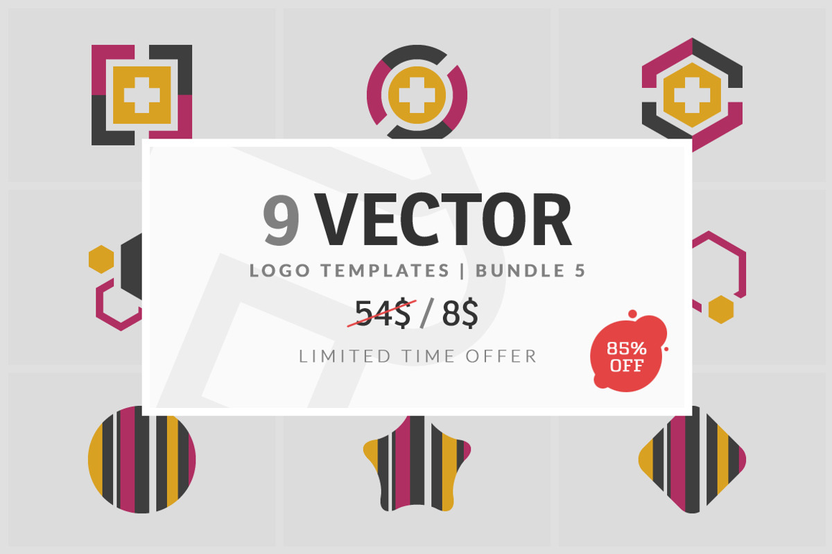 9 Vector Logo Elements - Bundle 05, a Branding & Logo Template by MAOV