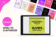 90 Events Invitations, a Social Media Template by TemplateCastleStore (Thumbnail 6 of 10)