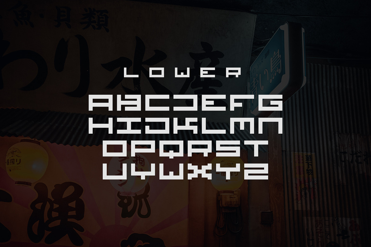 Tokyo - Minimal Japanese Typeface preview 3